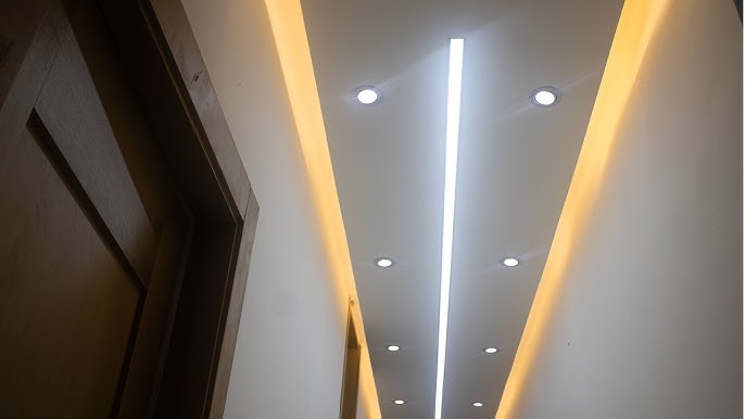 Sala iluminada con LED