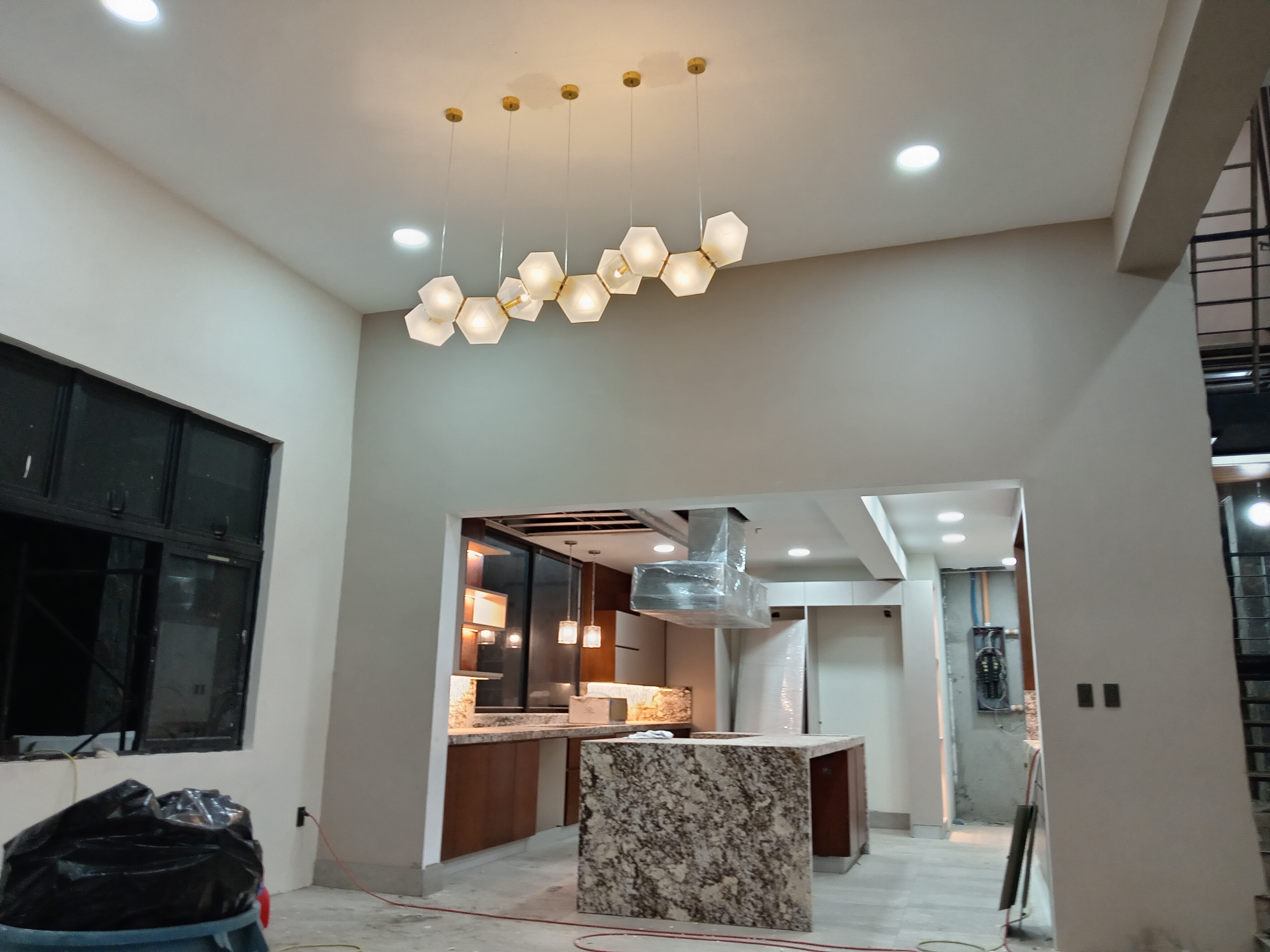 Decoración con luces LED