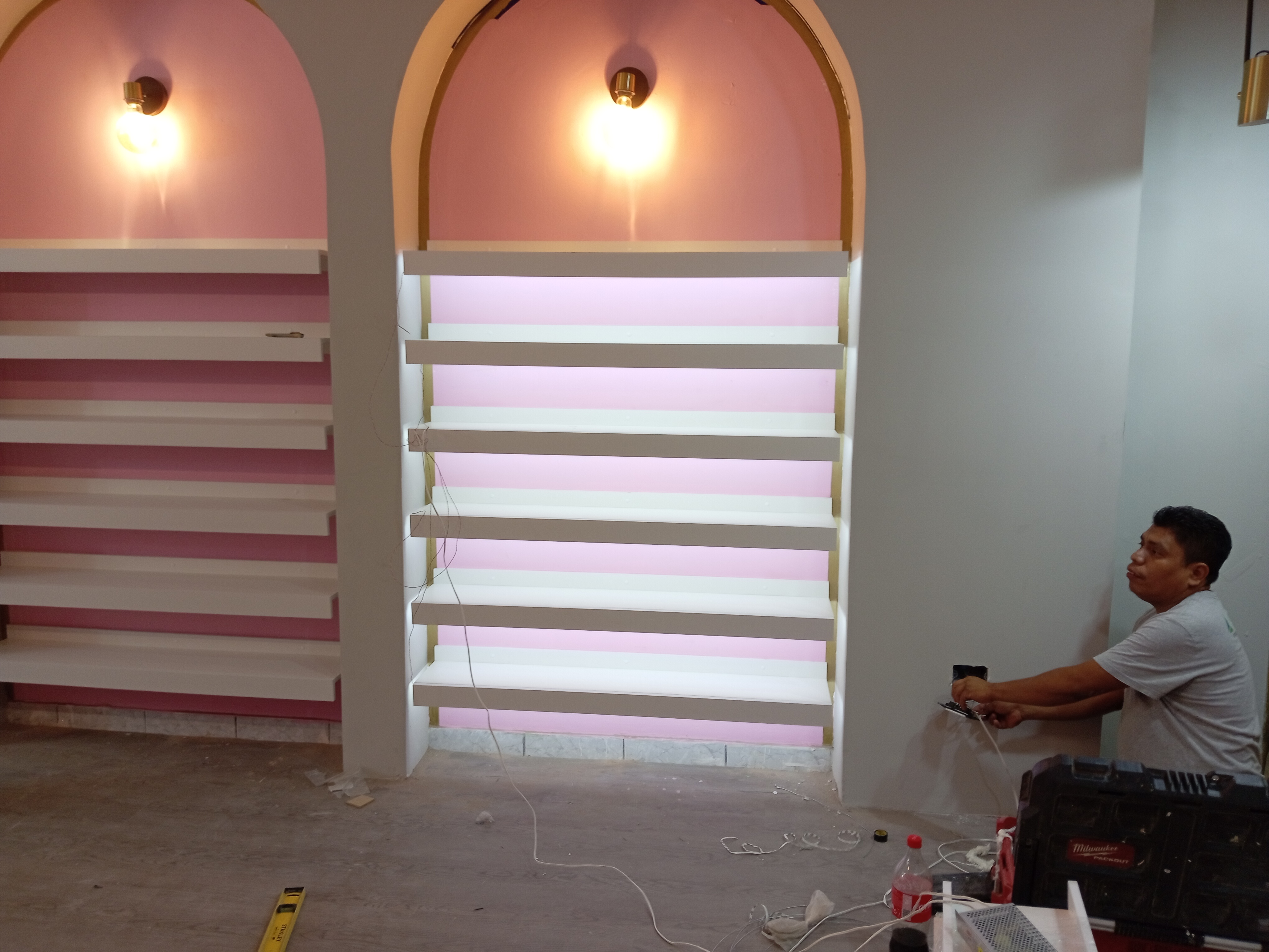 Técnicos trabajando